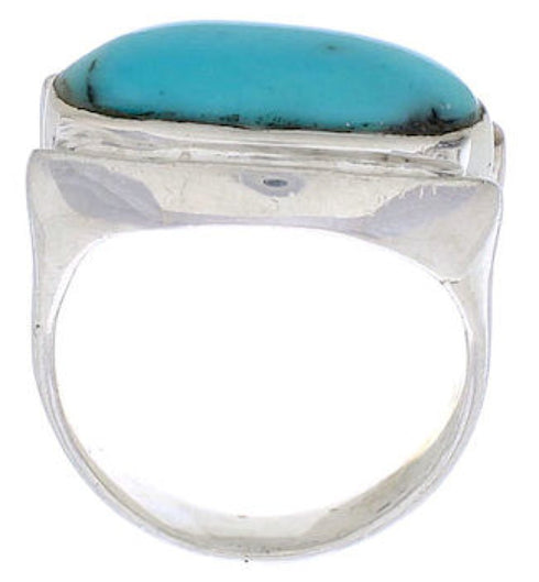 Sterling Silver Turquoise Southwest Jewelry Ring Size 5-1/4 TX39778